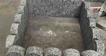 邢台 花边石、花坛围栏石、花池界石、菜园栅栏石、镶边石、波浪状界石介绍