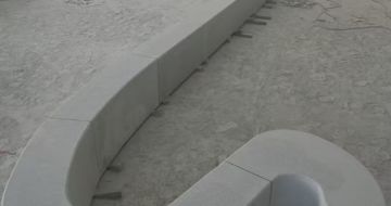 邢台 花岗岩整石坐凳拼装