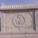 邢台 芝麻白花岗岩屏风，照壁，影壁
