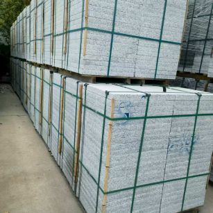 邢台 大花芙蓉白火烧成品，市政园林广场地铺石