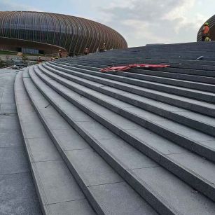 邢台 弧形整石台阶铺装效果图