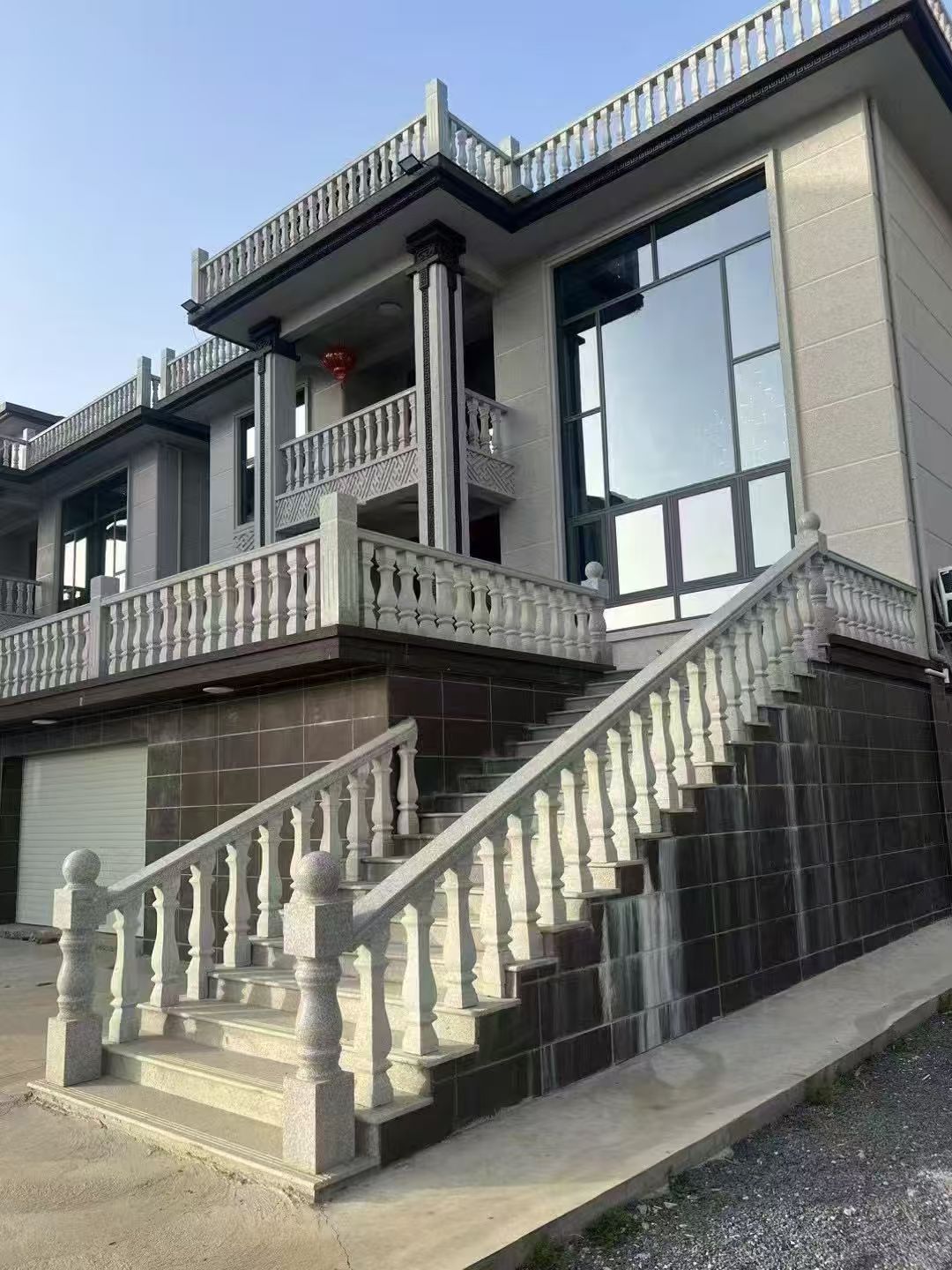 邢台 芝麻白别墅阳台栏杆，楼梯栏杆