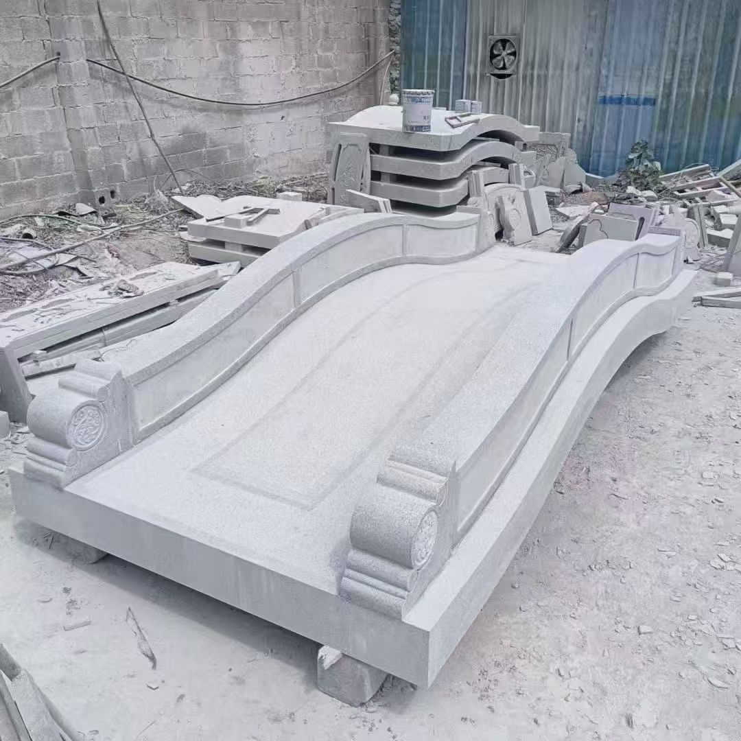 邢台 芝麻灰花岗岩园林景观 小石桥