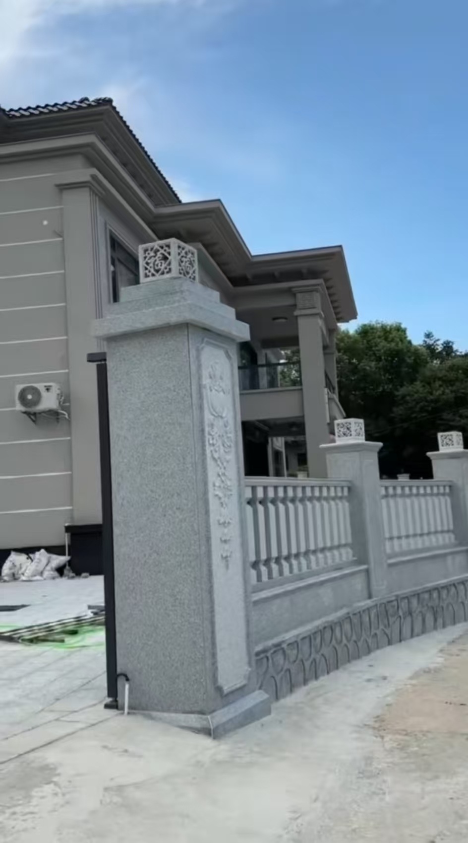 邢台 芝麻白别墅围墙栏杆，私人订制