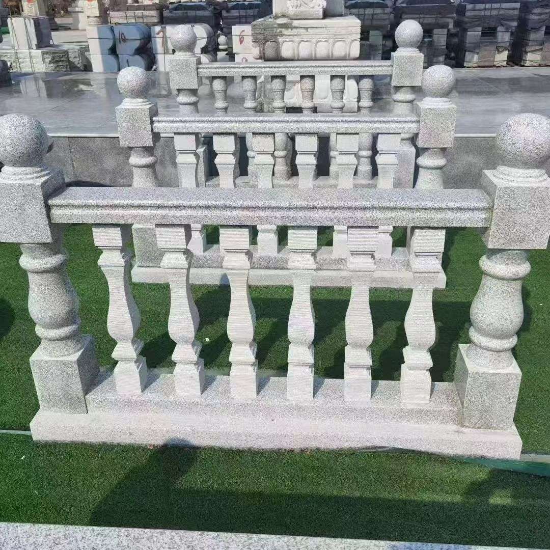 邢台 别墅石材栏杆特写