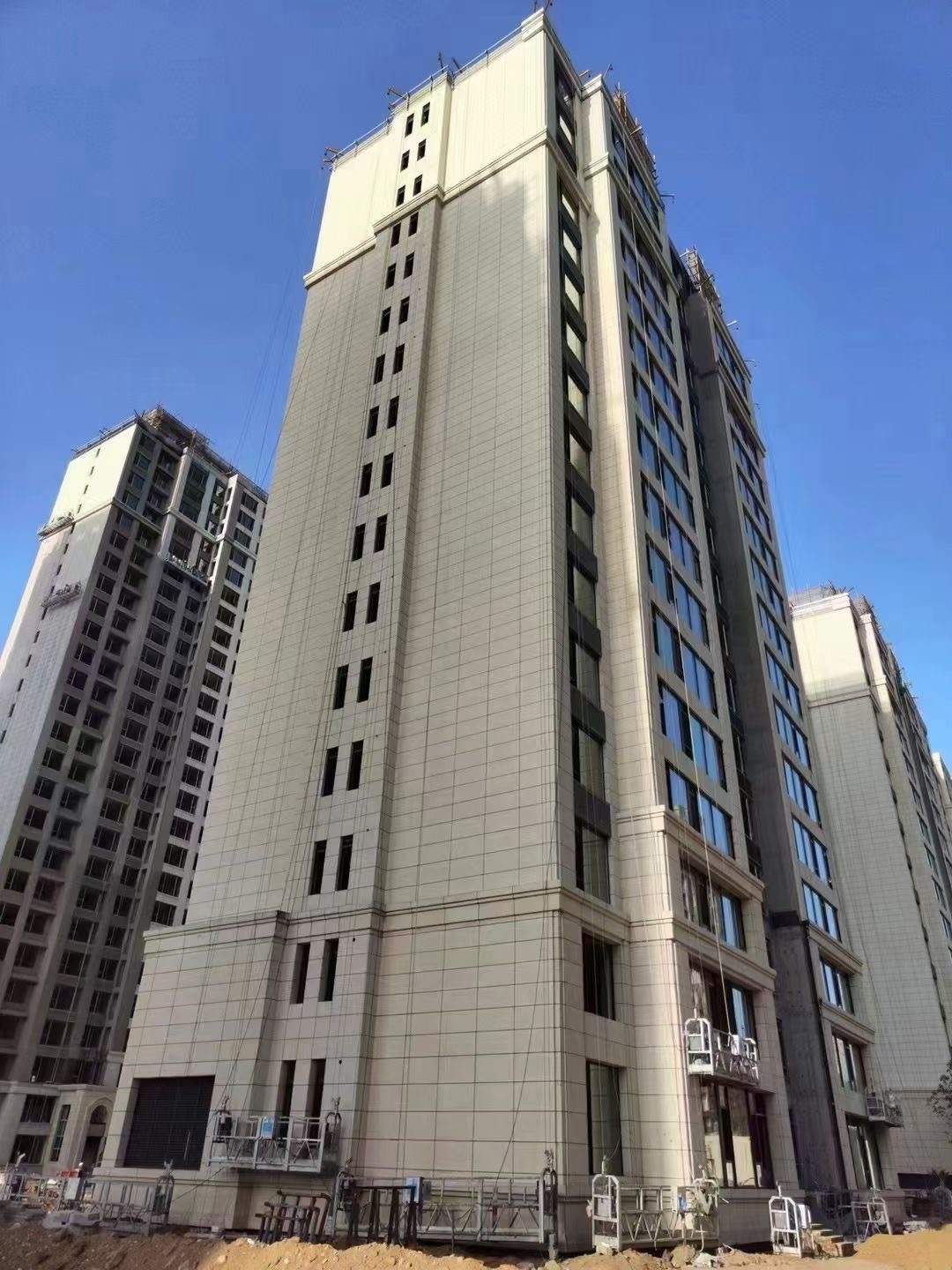 邢台黄金麻高端小区，外墙干挂