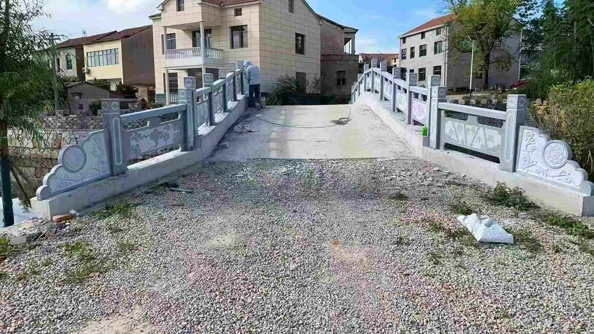 邢台 芝麻灰花岗岩桥栏杆